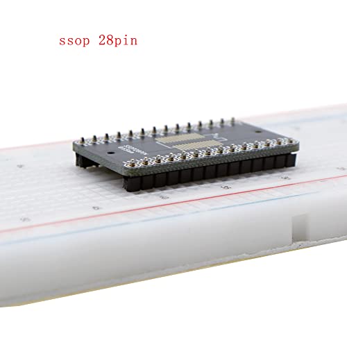 Treedix SSOP 0.65MM/SOP 1.27MM to DIP Adapter PCB Proto Board SMD to DIP Adapter SMD Converter Breakout Board