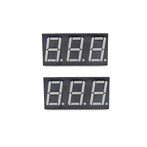 Treedix 0.56" 3-Digit 7-Segment Display Common Cathode 3-Digit LED Display Digital Tube