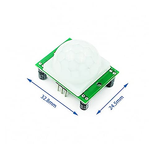 Treedix 3pcs HC-SR501 Human Body Infrared Sensor Module Infrared Pyroelectric PIR Module Motion Sensor Detection Module