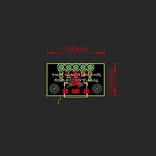 Treedix USB Type-C Type-A  Micro USB Mini USB Breakout Board Serial Basic Breakout Female Connector Type PCB Converter Board