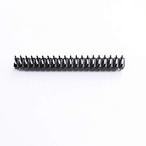 Treedix 0.1inch 2 x 20-pin Dual Male Header Double Row Straight Connector Pin Header Compatible with Raspberry Pi Zero GPIO (Pack of 10)