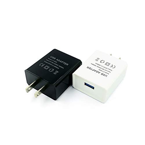 Treedix 5V 3A AC Adapter Charger Power Supply with Separable Cable ON/Off Switch USB Type-C Interface Compatible with Raspberry Pi 4B (Black)