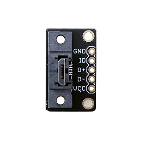 Treedix USB MicroB Plug Breakout Board Type B 5pin Male Connector Adapter Module for Arduino