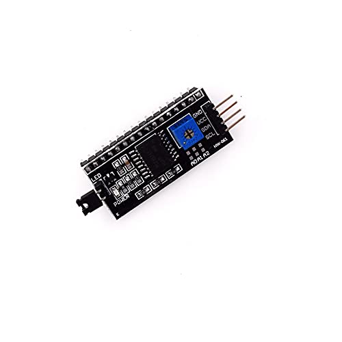 Treedix 2PCS IIC/I2C/Interface LCD1602 LCD Screen Adapter Board IIC Serial Interface Adapter Compatible with Arduino Robort