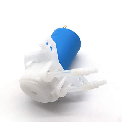Treedix Peristaltic Dosing Pump Head DC 12v-24v with Hose Connector Compatible with Arduino DIY Aquarium Lab Analytic