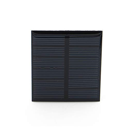 Treedix 5pcs 3V 120mA 150mA Polysilicon Solar Panel Glue Solar Cell Battery Charger DIY Solar Product Mini Small Solar Panel Module Kit Polycrystalline Silicon Encapsulated in Waterproof Resin