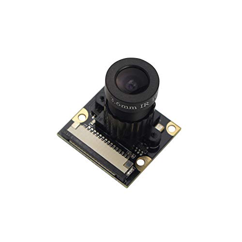 Treedix OV5647 Camera Module Adjustable Focus 5MP 1080P with Connection Cable Compatible with Raspberry Pi 2B/3A/3B/3B+/4B
