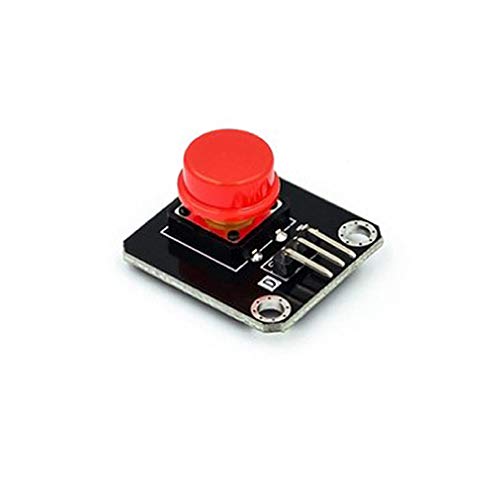 Treedix 6PCS Button Module Touch Switch Button 24x31mm Color with Red Blue Black Green Yellow White Compatible with UNO R3