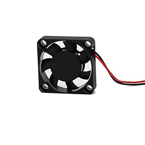 Treedix Brushless CPU Cooling Fan 30x30x7mm Heatsink Cooler Radiator Connector Separating Terminal Interface 3.3V-5V Compatible with Raspberry Pi Fan and Robot Project Cooling System(2pcs)