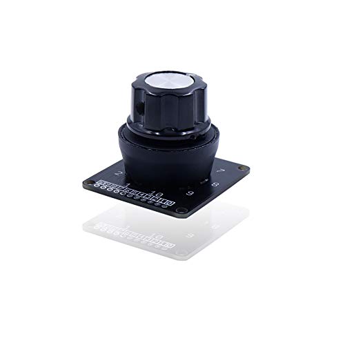 Treedix Circular Rotary Band Selector Switch 10 Position 6V-250V Wiring Board and Knob(unwelding)