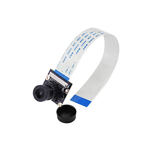 Treedix OV5647 Camera Module Adjustable Focus 5MP 1080P with Connection Cable Compatible with Raspberry Pi 2B/3A/3B/3B+/4B