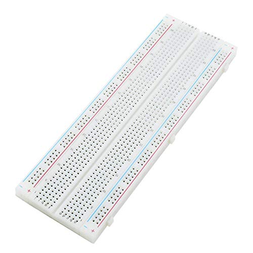 Treedix Breadboad Solderless Prototype PCB Board Kit MB-102 Breadboard Kit 830 Point Solderless Prototype Board kit Compatible with Arduino Beginner Arduino Starter