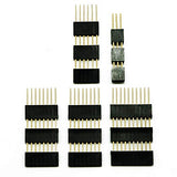 Treedix 3 Sets of Stacking Headers Pins Kit Stackable Female Headers Compatible with Arduino UNO R3(15pcs in Total)