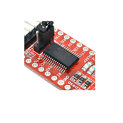 Treedix 2pcs 3.3V 5V FT232RL FTDI Mini USB to TTL Adapter Board Compatible with Arduino Mini Port