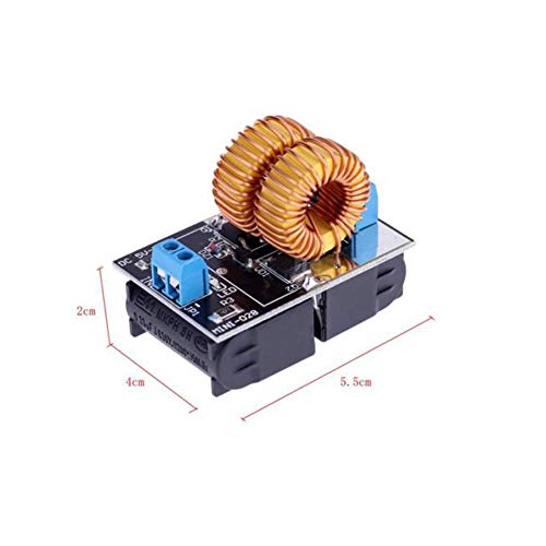 Treedix 5-12V ZVS Low Voltage Induction Heating Power Supply Module with Coil Power Supply Heating Power Supply Module