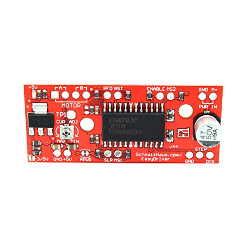 Treedix EasyDriver Shield Stepper Motor Driver with Single Row Pin Headers Compatible with Arduino