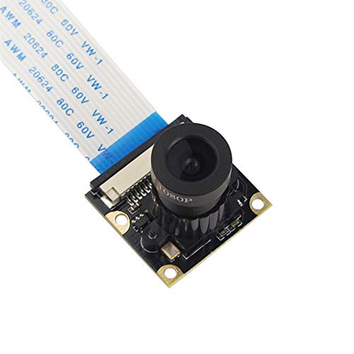 Treedix OV5647 Camera Module Adjustable Focus 5MP 1080P with Connection Cable Compatible with Raspberry Pi 2B/3A/3B/3B+/4B