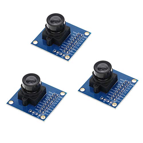 Treedix 3 pcs OV7670 Camera Module 640 x 480 VGA CMOS Camera Module I2C Compatible with Arduino ARM FPGA
