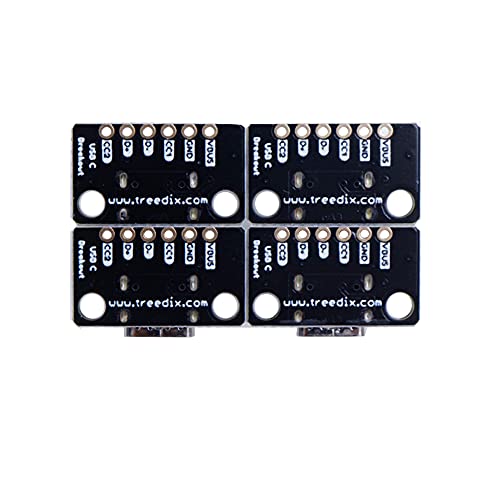 Treedix USB Type-C Type-A  Micro USB Mini USB Breakout Board Serial Basic Breakout Female Connector Type PCB Converter Board