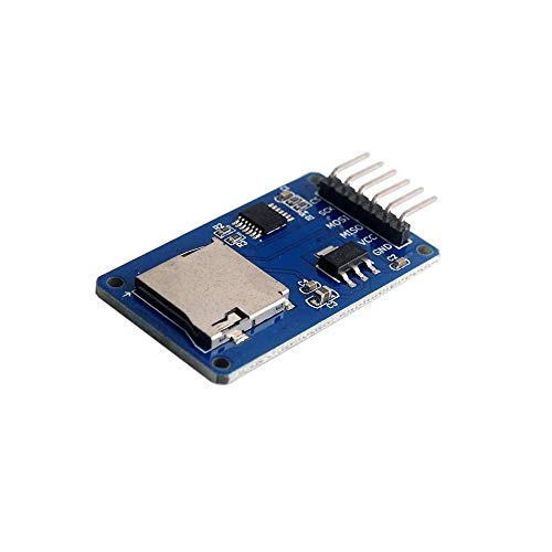 Treedix 10pcs Module Mini TF Card Read and Write Micro SD Card SPI Interface Compatible with Arduino