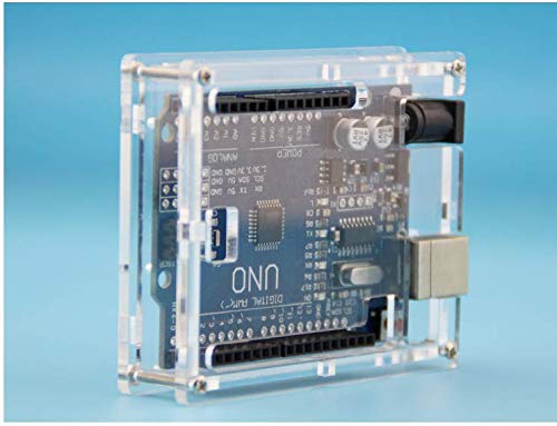 Treedix Acrylic Experimental Clear Case Compatible with Base-Plate Compatible with Arduino UNO R3 Board