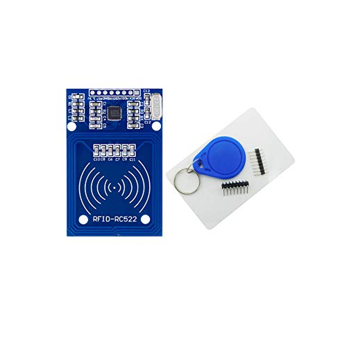Treedix RFID RC522 Kit RFID RC522 RF IC Card Sensor Module + S50 Blank Card + Key Ring Compatible with Arduino£¬Raspberry Pi (5pcs)