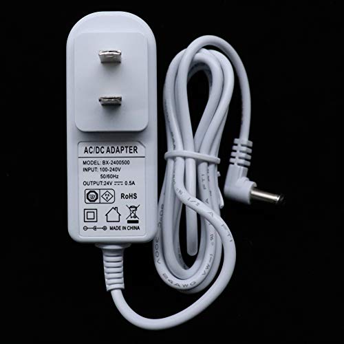 Treedix 24V 0.5A AC to DC Adaptor Switching Power Supply Replacement Cord Cable Compatible with Essential Oil Diffuser