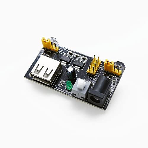 Treedix 3.3V 5V Breadboard Power Supply Moduel with PCB Proto Board DC 6.5-12V or USB Power Supply Module for Arduino