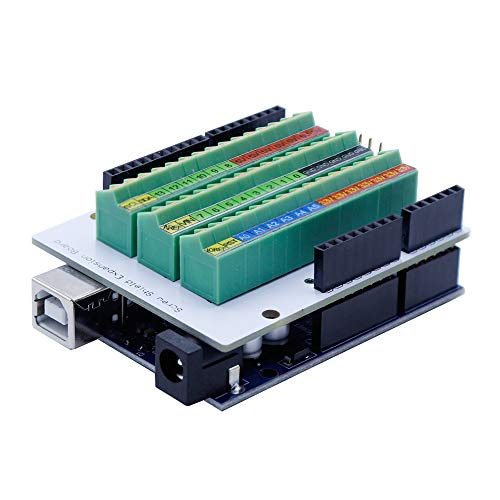 Treedix Spring Terminal Block Breakout Module Expansion Board Compatible with Arduino UNO R3