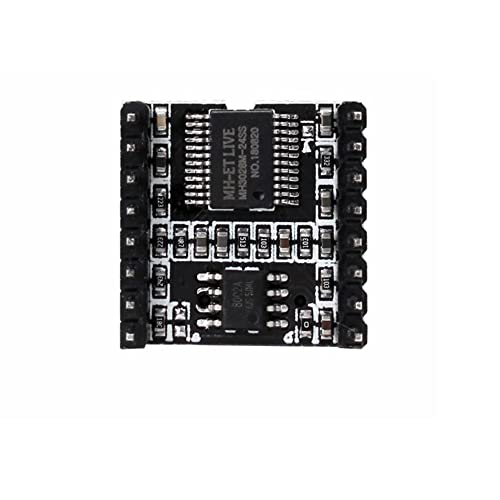 Treedix 3pcs Mini MP3 Player Developent Module DF Player Module MP3 Player Decode Board Support TF Micro SD Card/Serial Port Compatiable with Arduino