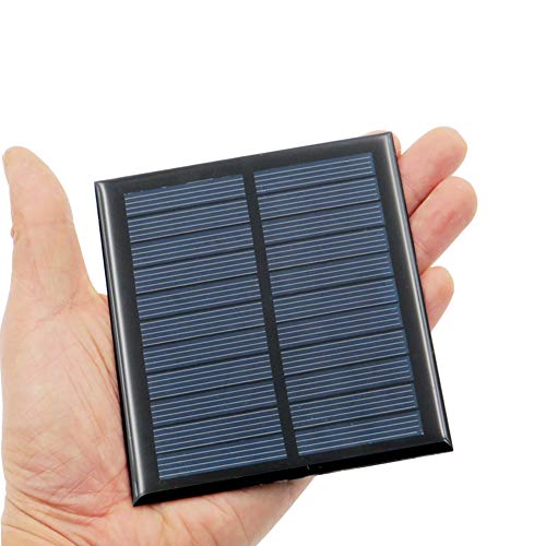 Hilitand 2Pcs DC 12V 150mA Solar Panel Mini Solar Battery Module with 1m  Cable DIY Polysilicon Solar Cell Charger