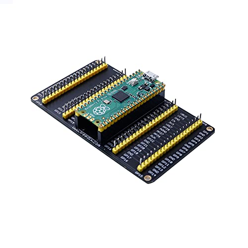 Treedix Raspberry Pi Pico GPIO エクスパンダー外部拡張ボードと互換性あり 2x20 オスヘッダー 2 セットで拡張モジュールをさらに接続可能
