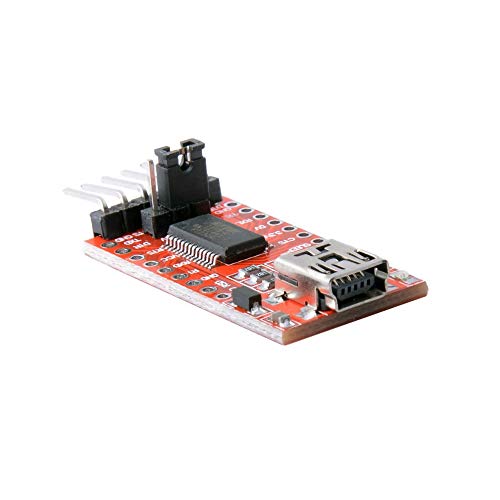 Treedix 2pcs 3.3V 5V FT232RL FTDI Mini USB to TTL Adapter Board Compatible with Arduino Mini Port