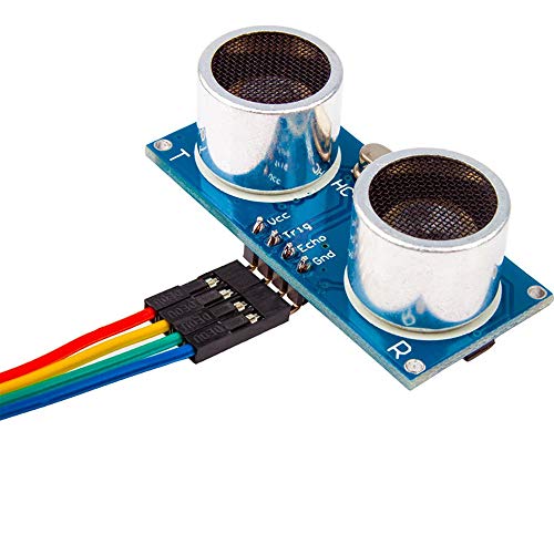 Treedix Ultrasonic Sensor HC-SR04 Ultrasonic Distance Measuring Module Compatible with Arduino UNO R3/51/STM32