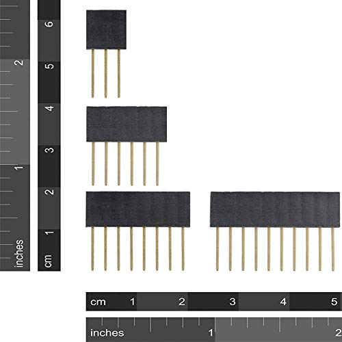 Treedix 3 Sets of Stacking Headers Pins Kit Stackable Female Headers Compatible with Arduino UNO R3(15pcs in Total)