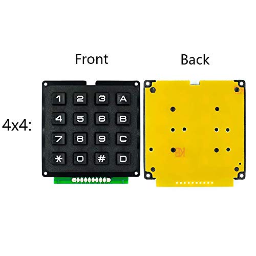 Treedix 4x4 Keypad 16 Buttons Keypad Module Number Pad Compatible with Arduino