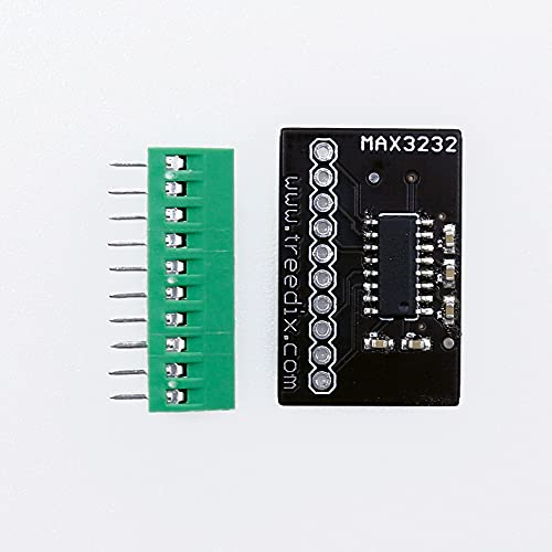 Treedix 2pcs Mini RS232 to TTL MAX3232 Convert Adapter Board Transceiver Breakout Board 3v-5v