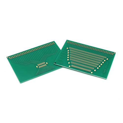 Treedix 6pcs 60PIN 0.5-1.0mm Pitch Test Board TFT LCD Universal Test Board 2.54 Pitch Adapter Board