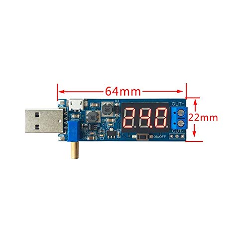 Treedix DC-DC USB Boost Power Supply Regulator Module 5V to 3.3V 9V 12V 24V Desktop Power Module