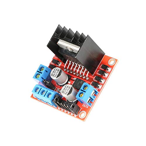 Treedix 6 pcs L298N Motor Drive Controller Board Dual H-bridge Motor Drive Module Compatible with Arduino DC Stepper Motor Robot Smart Car