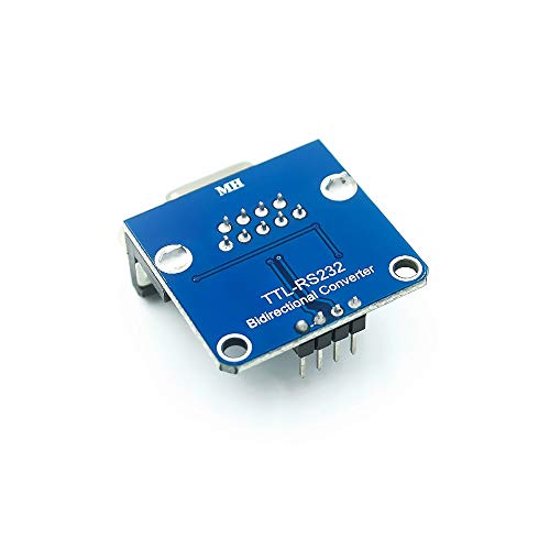 Treedix 2pcs MAX3232 Root Module Connector Chip RS232 to TTL Female Serial Port to TTL DB9 Converter Module Board fit Equipment Upgrades Like DVD