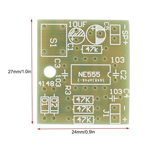 Treedix Perfect Doorbell Electronic DIY Kit Compatible with Home Security 6V PCB 3.9 x 3.5 cm.