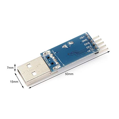 Treedix USB to RS232 TTL Auto Converter Module Converter Adapter Compatible with Arduino.