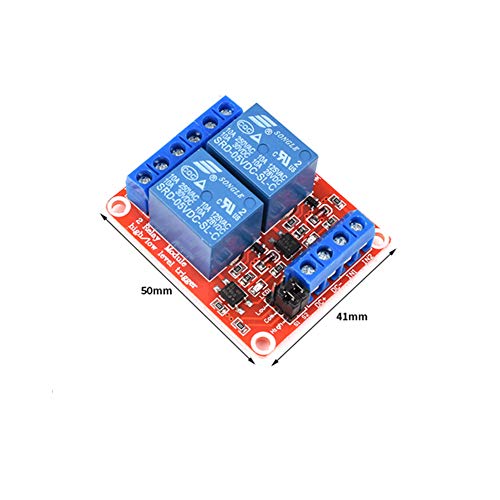 Treedix 5-12v Relay Module with Optocoupler Isolation Relay Control Board Compatible with Arduino UNO R3 Raspberry Pi DSP AVR PIC ARM