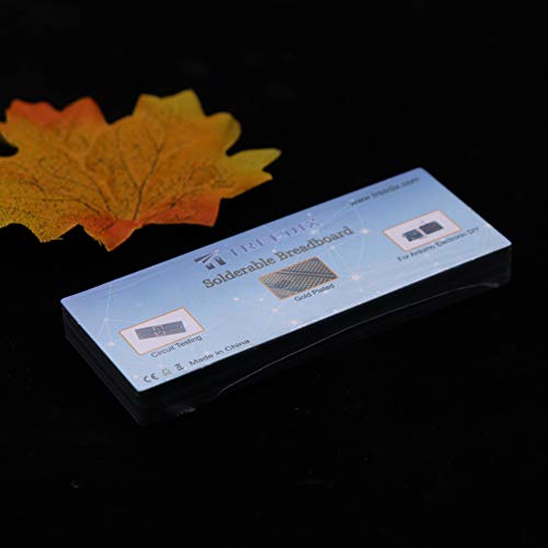 Treedix Solderable BreadBoard PCB Prototype Shield Board Double Sided Tinned Gold Plated Holes