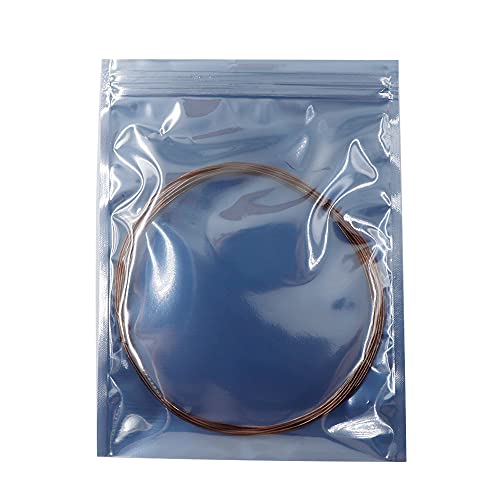 Treedix 50PCS Antistatic Resealable Shielding Bag, Flat Open Top Anti Static Bag for Electronic Devices, Motherboard Hard Disk led Light Strip Bag, PCB Board electrostatic Bag (15x20cm/6x8 inch)