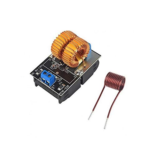 Treedix 5-12V ZVS Low Voltage Induction Heating Power Supply Module with Coil Power Supply Heating Power Supply Module