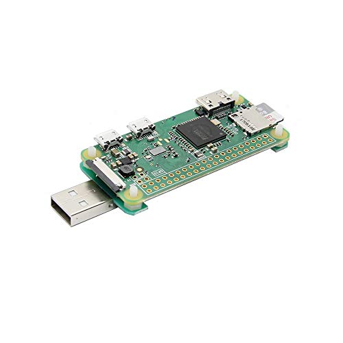 Treedix Compatible with Raspberry Pi Zero/W USB Adapter Board USB BadUSB Expansion Board Connector No Data Line Required Plug with Acrylic Shell