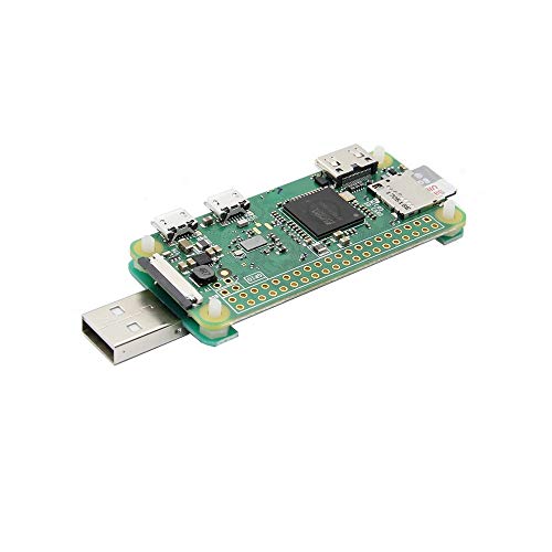 Treedix Raspberry Pi Zero/W USBアダプタボード対応 USB BadUSB拡張ボードコネクタ データライン不要 アクリルシェル付きプラグ