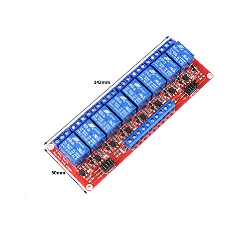 Treedix 5-12v Relay Module with Optocoupler Isolation Relay Control Board Compatible with Arduino UNO R3 Raspberry Pi DSP AVR PIC ARM